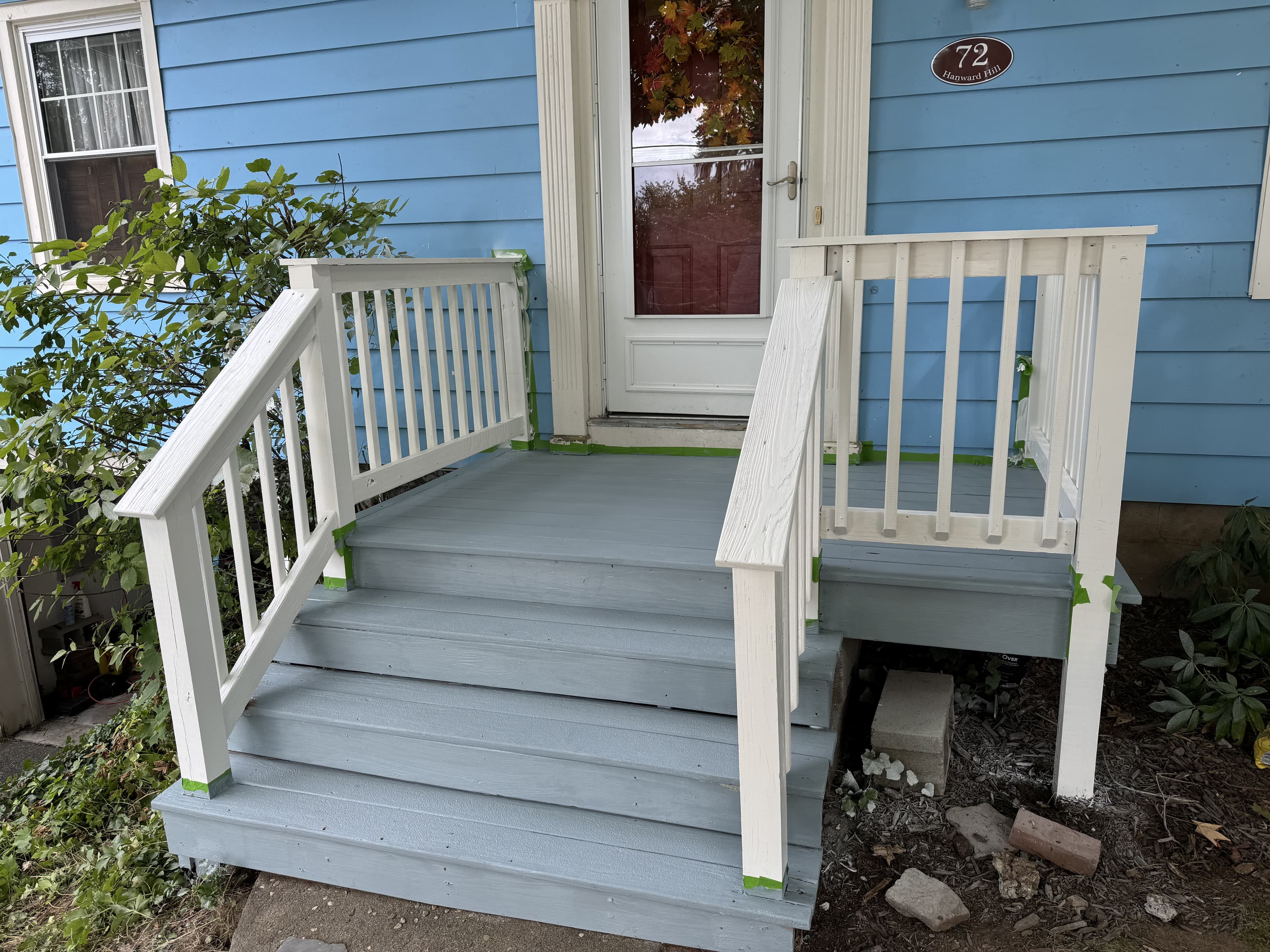 Front entry deck restoration — After