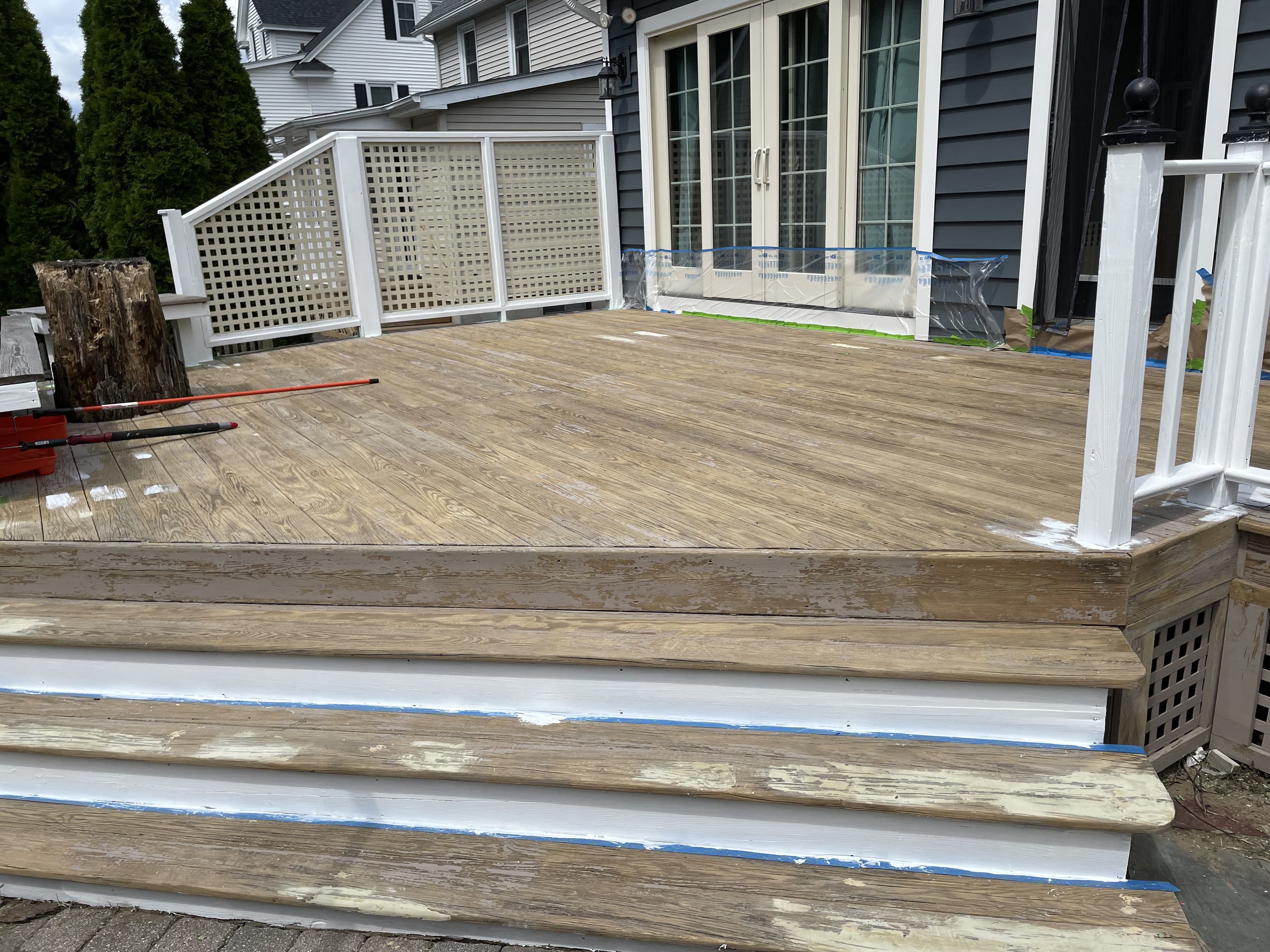 Deck project — Before