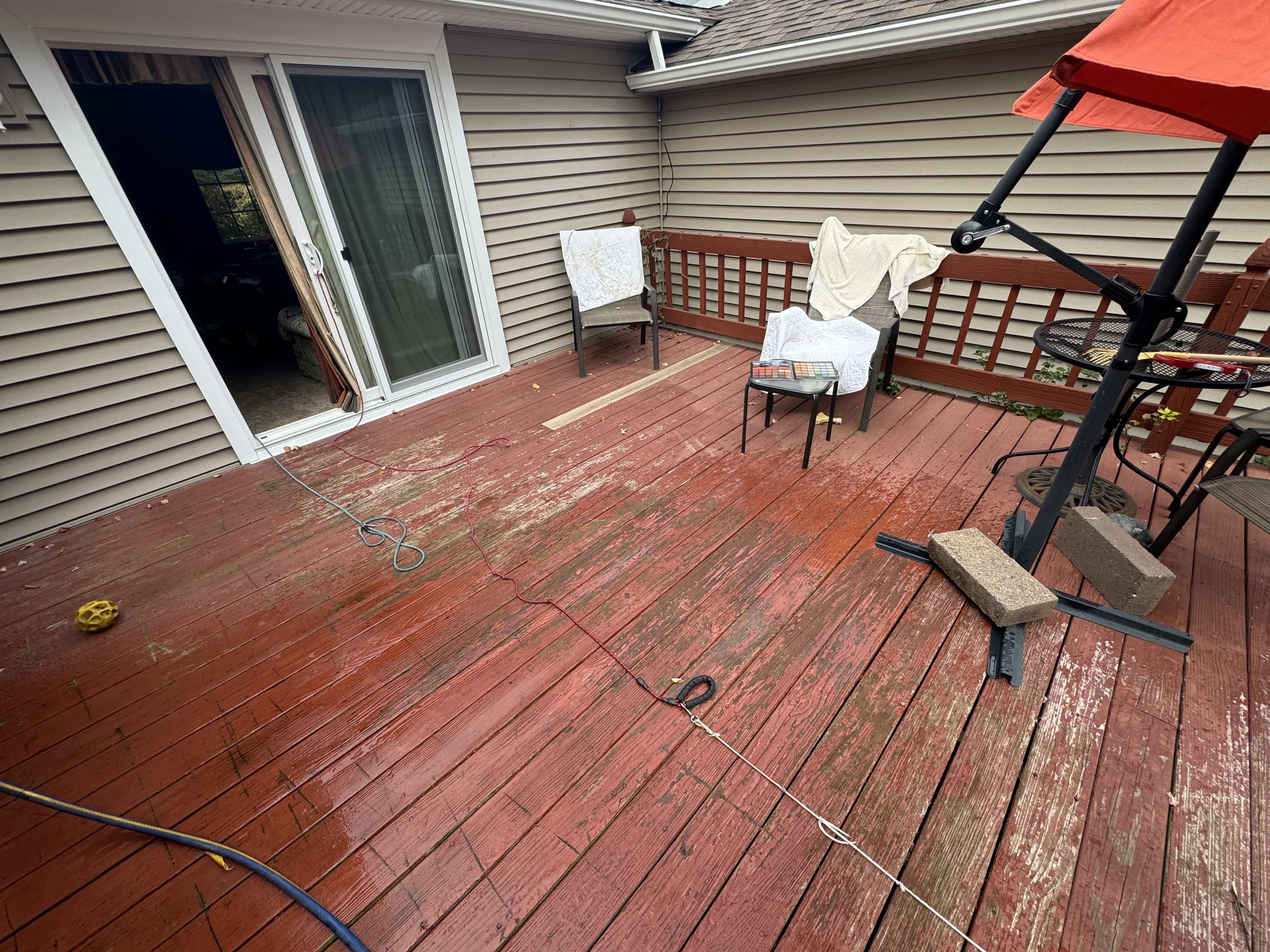 Deck project — Before