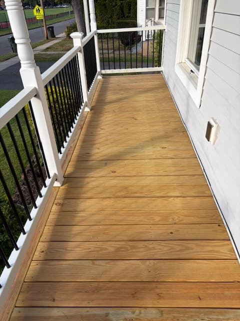 Clear Finish — Before